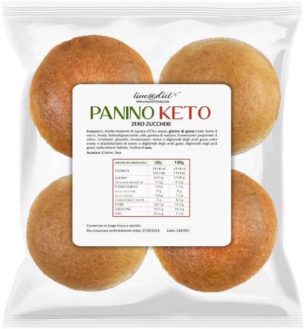 KETO Panino Bianco (4 panini)