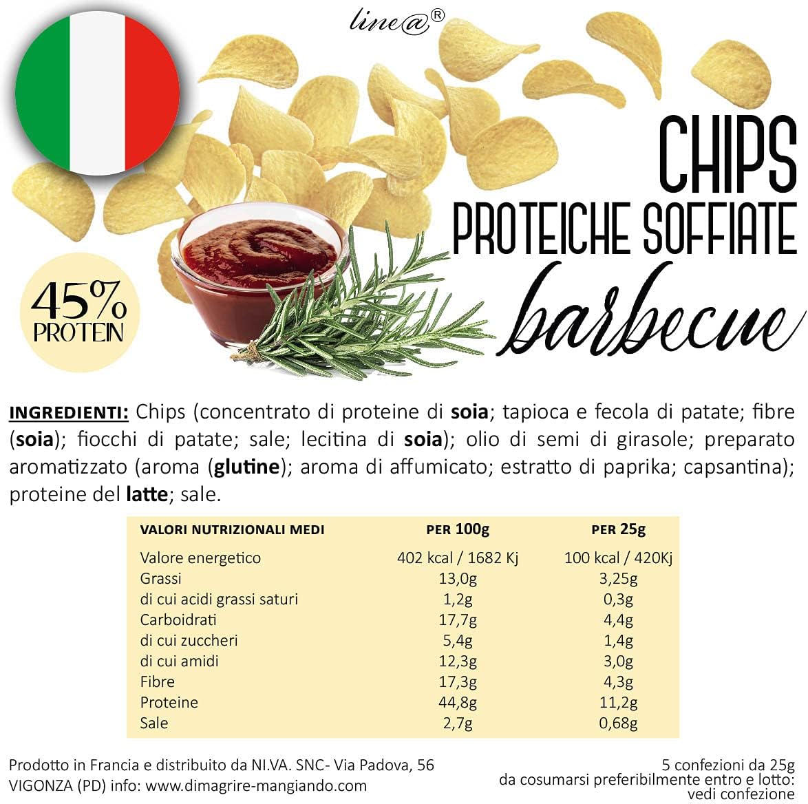 Chips al Barbecue (5 confezioni)