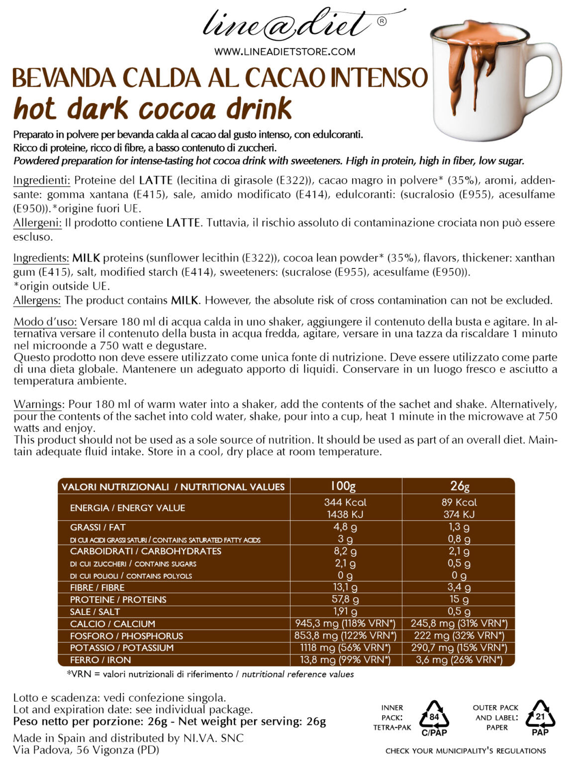 Bevanda al Cacao Intenso