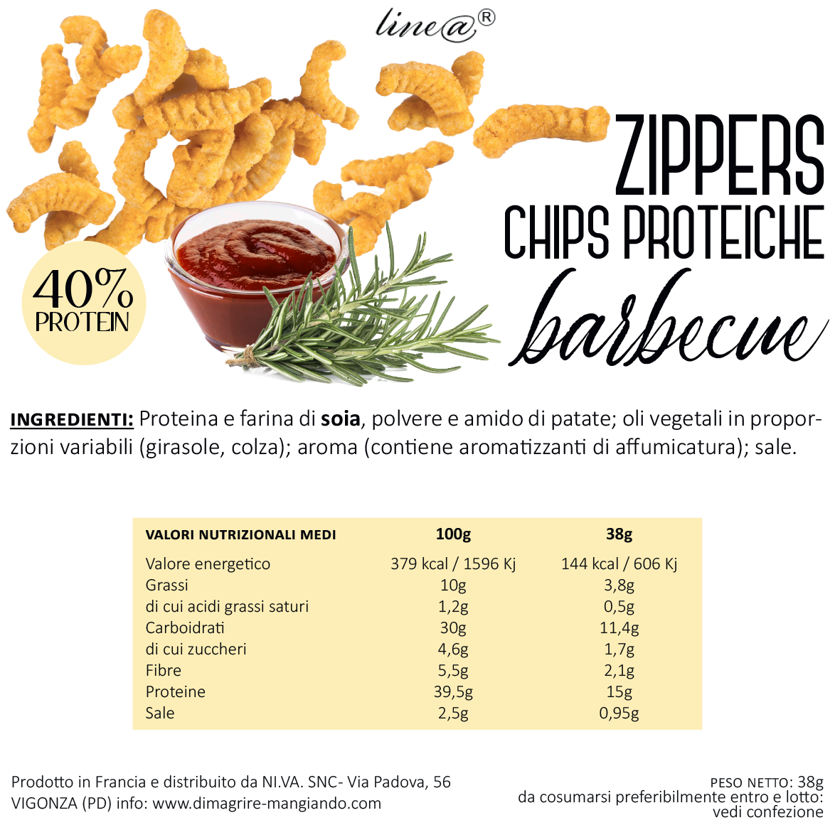 Zippers al Barbecue (5 confezioni)