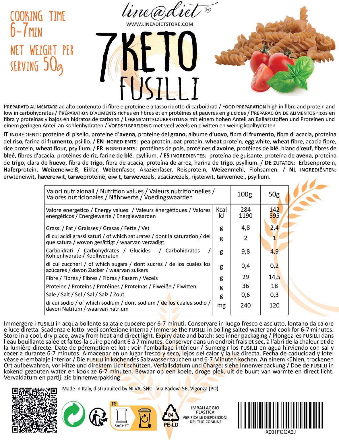 Kit PASTASNELLA - Opzione PS-FB