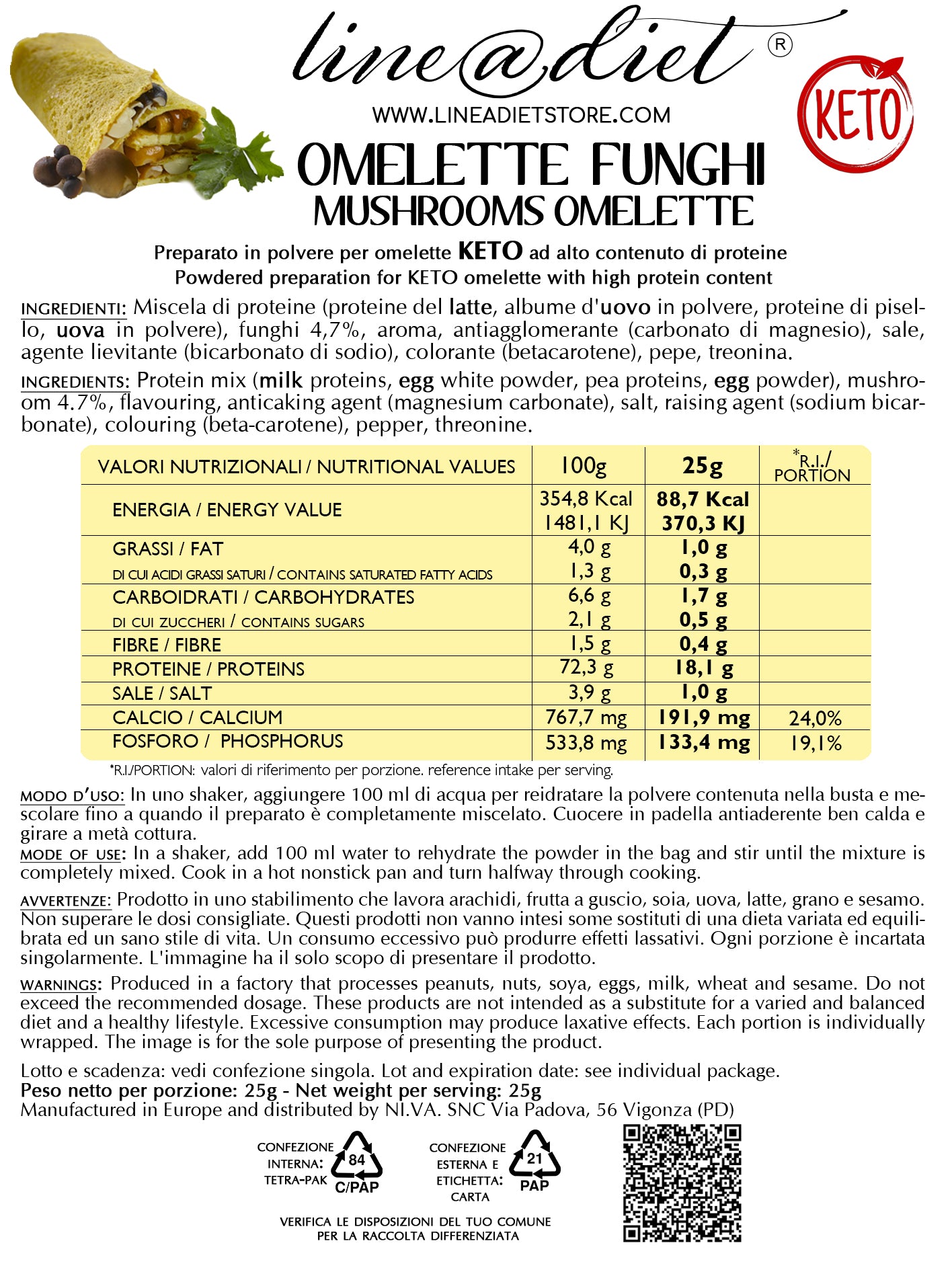 Kit PASTASNELLA - Opzione PS-FB