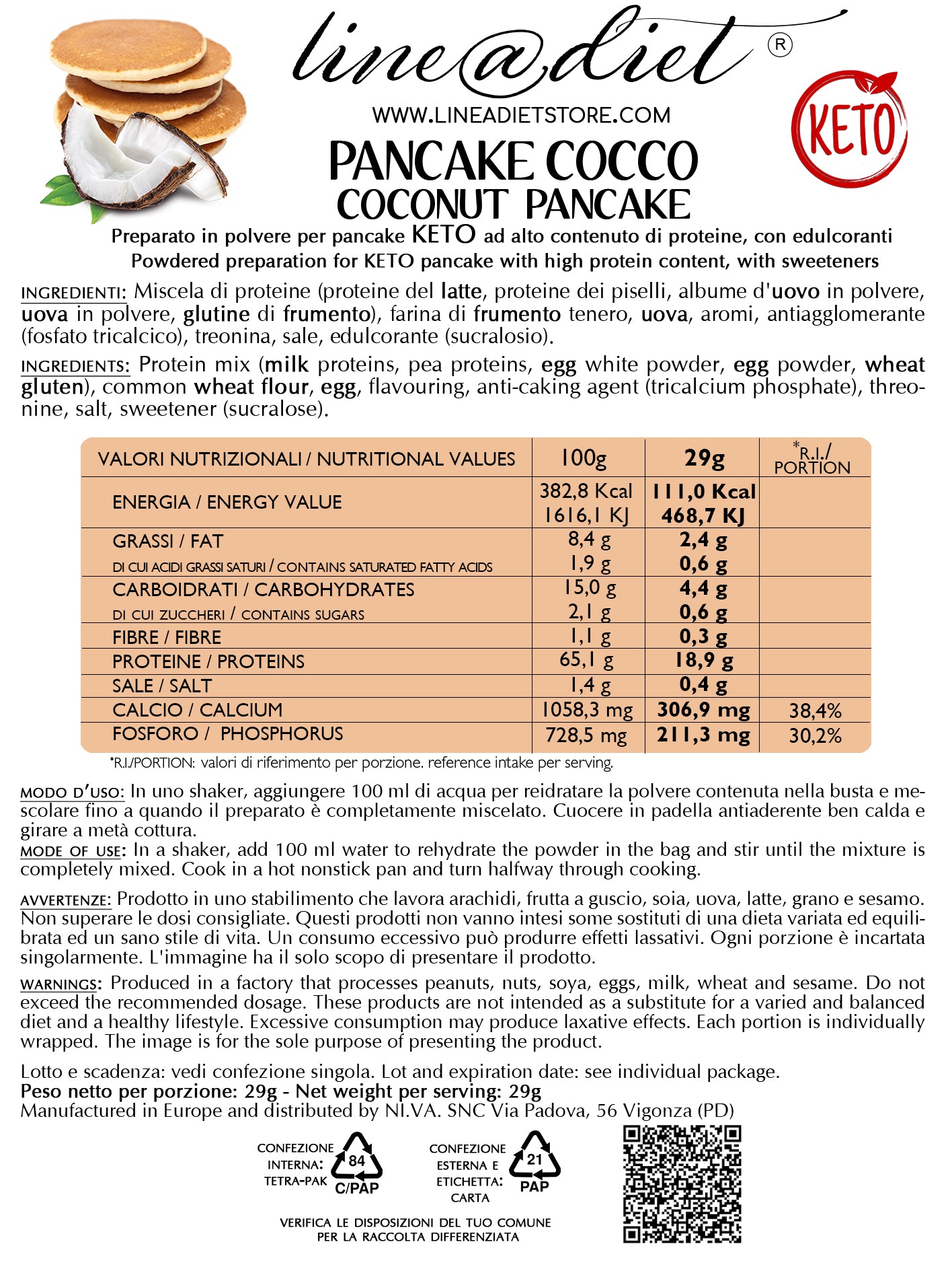 Pancake al Cocco
