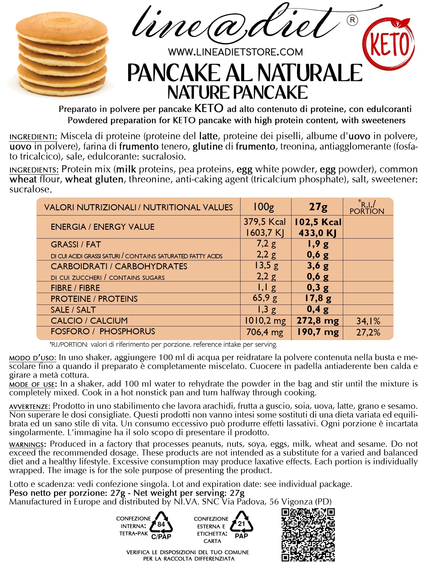 Pancake al Naturale