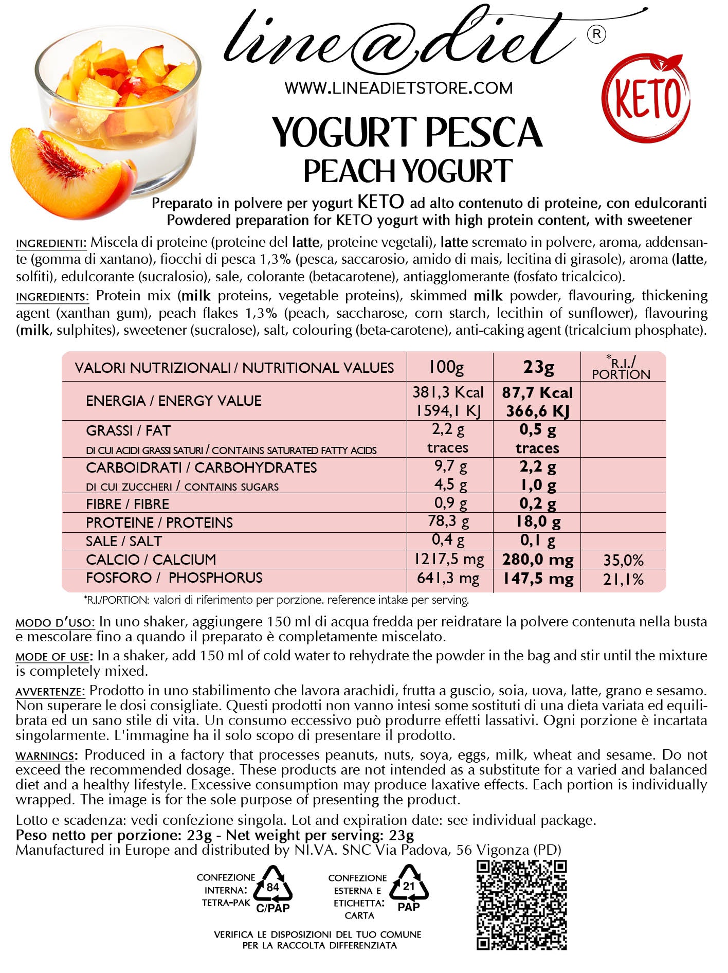 Yogurt alla Pesca