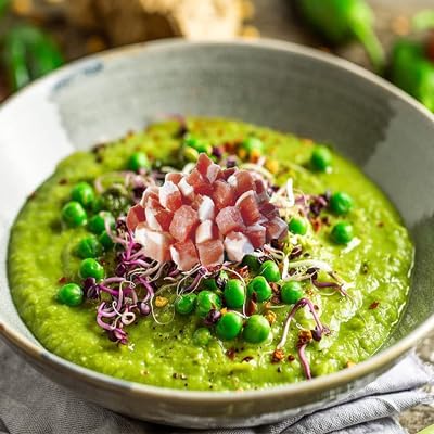 Vellutata ai Piselli e Pancetta