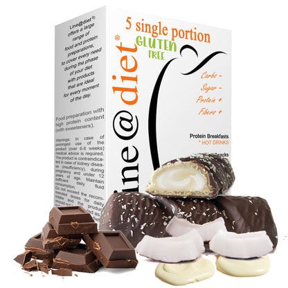 Linea Crock al Cioccolato Fondente e Cocco (5 pezzi)