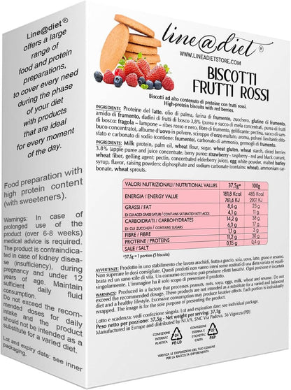Biscotti Proteici ai Frutti Rossi (7 porzioni)