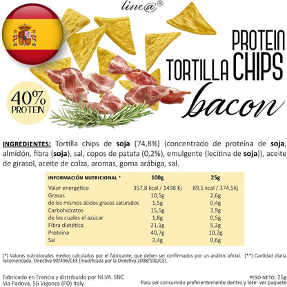 Chips Tortillas al Bacon (5 confezioni)