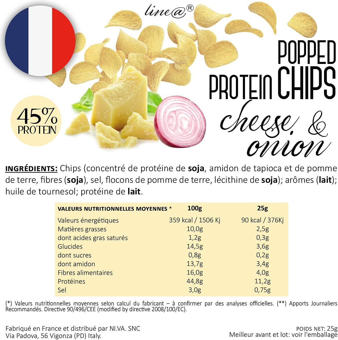 Chips al Formaggio e Cipolla (5 confezioni)