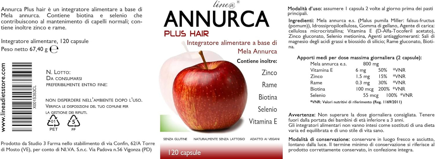 ANNURCA Plus Hair (120 capsule)