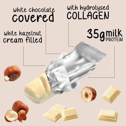 Linea Crock al Cioccolato Bianco e Nocciola (5 pezzi)
