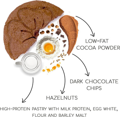 Biscotti Proteici al Cacao e Nocciole (7 porzioni)