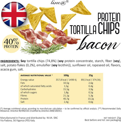 Chips Tortillas al Bacon (5 confezioni)
