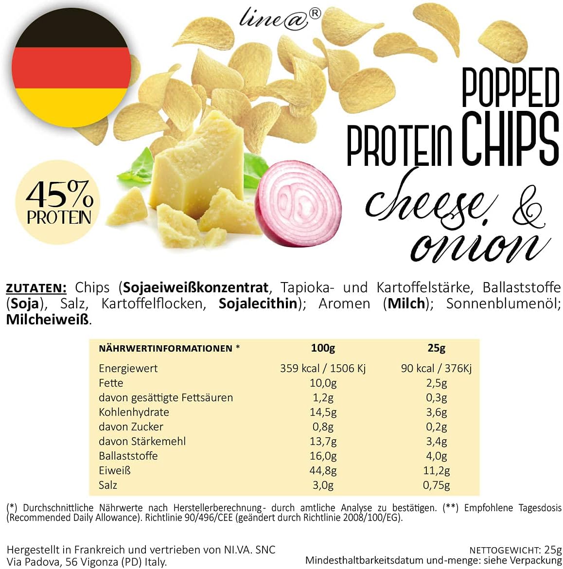 Chips al Formaggio e Cipolla (5 confezioni)