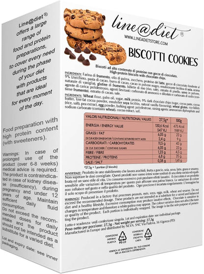 Biscotti Proteici con Gocce di Cioccolato (7 porzioni)