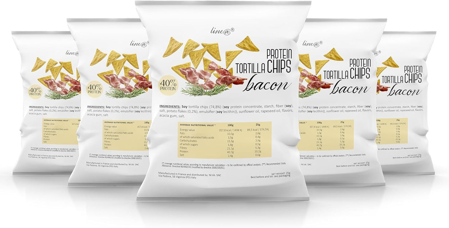 Chips Tortillas al Bacon (5 confezioni)