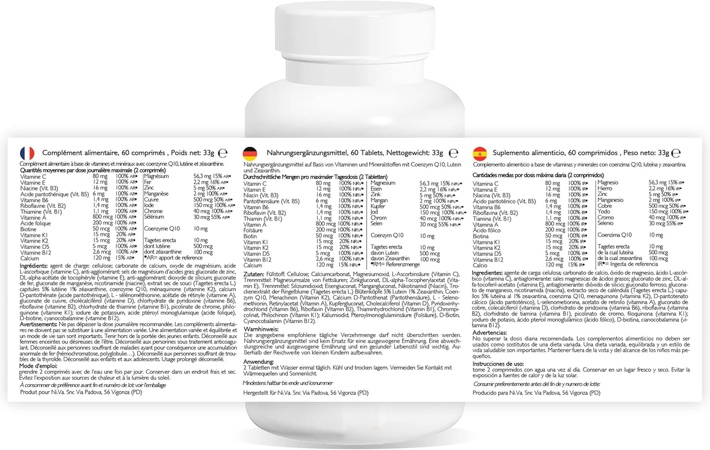 Multivitaminico MultiVIT&MINERAL (60 compresse)