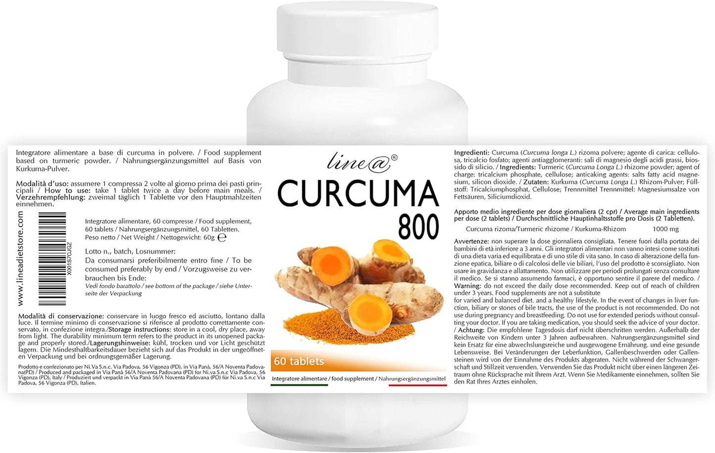 Curcuma 800 (60 compresse)