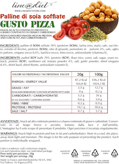 Palline di Soia alla Pizza (5 confezioni)