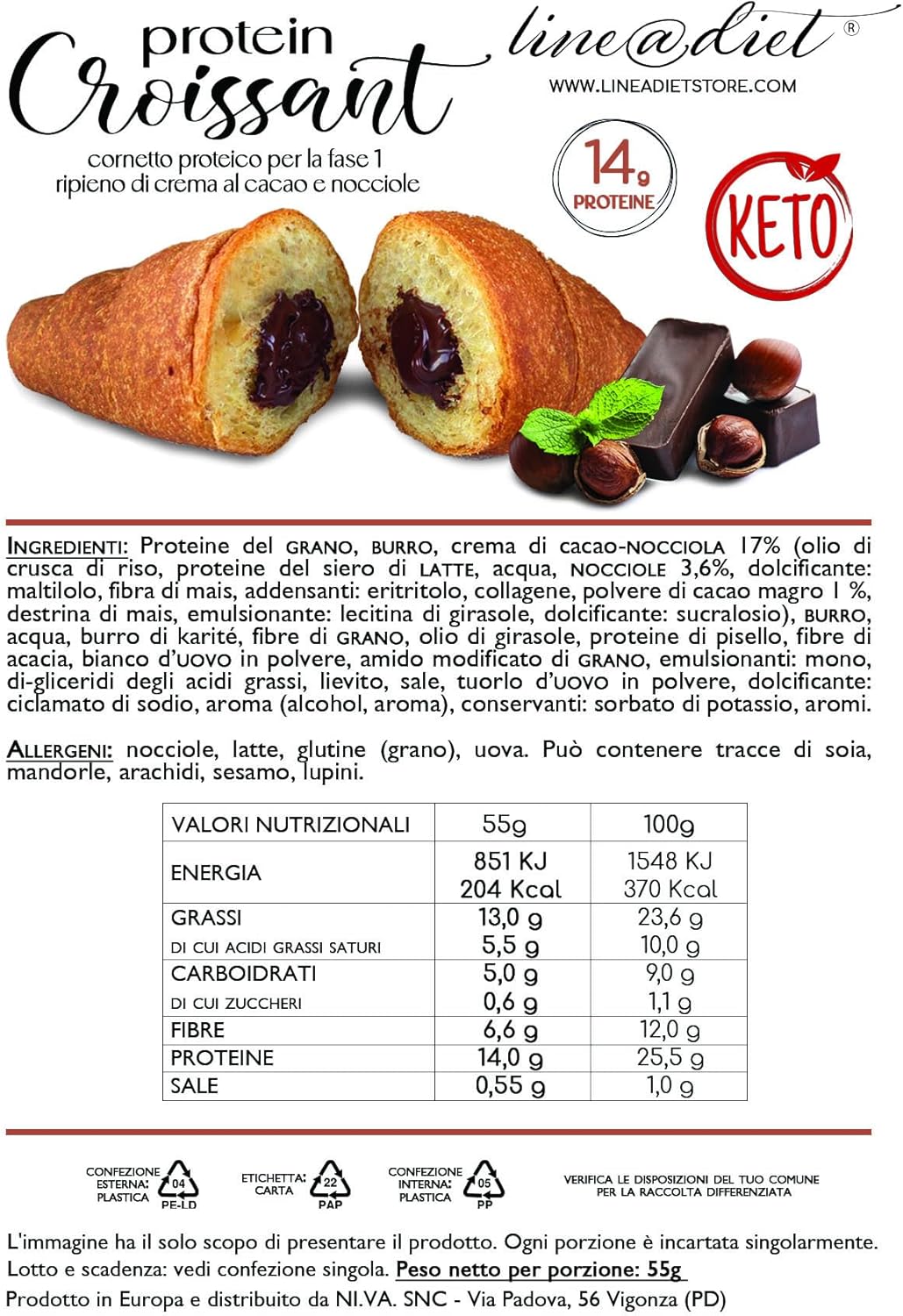 8 Brioche Proteiche ripiene