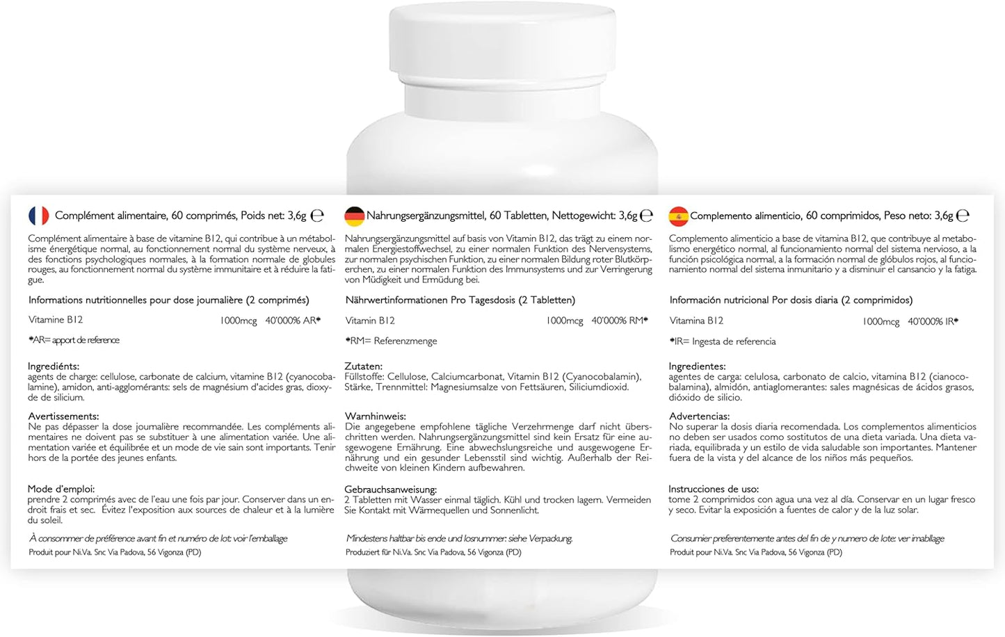 Vitamina B12 (60 compresse)
