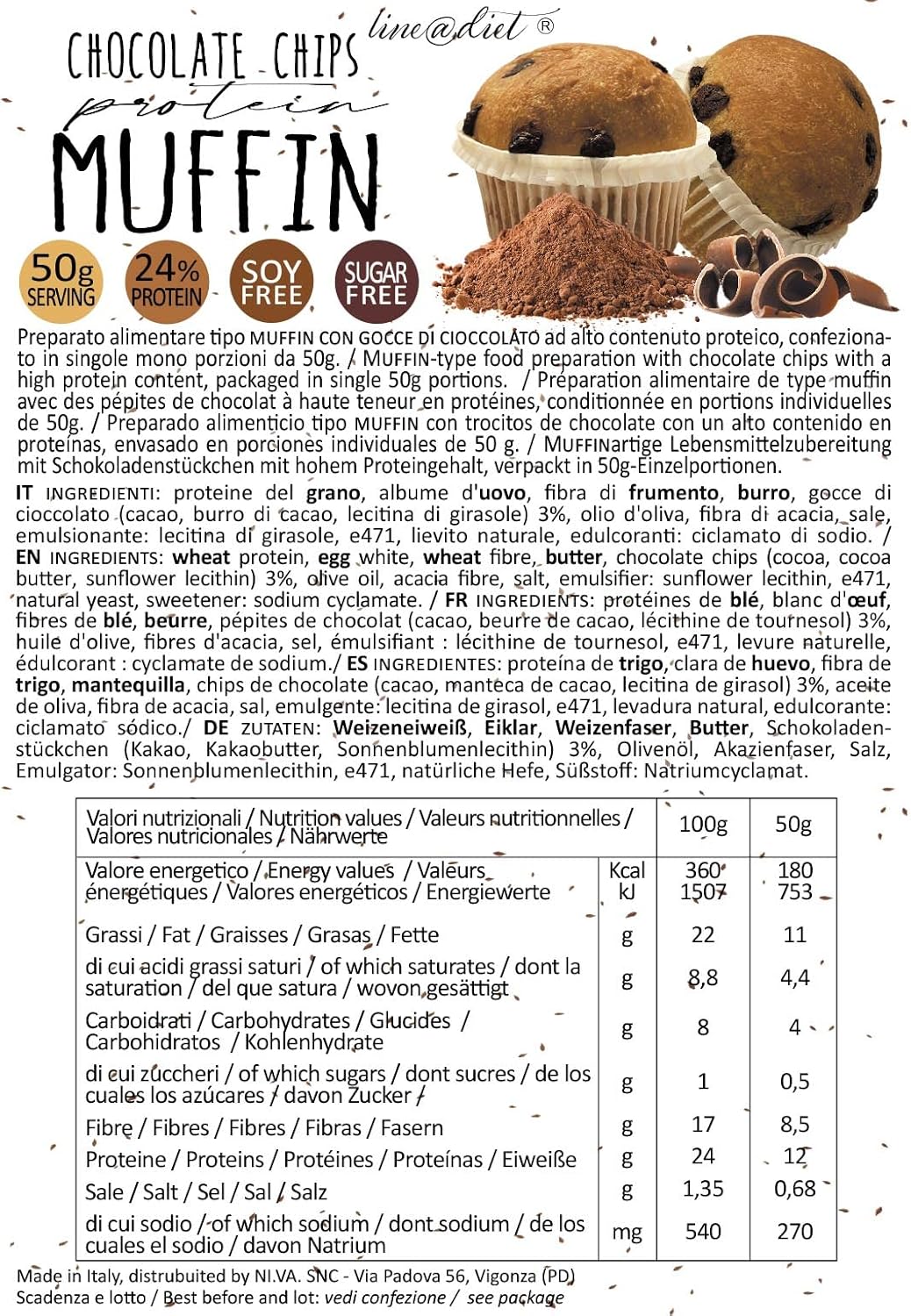 Muffin Cioccolato (8 pezzi)