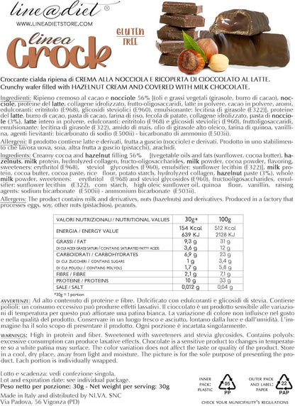 Linea Crock al Cioccolato al Latte e Nocciola (5 pezzi)