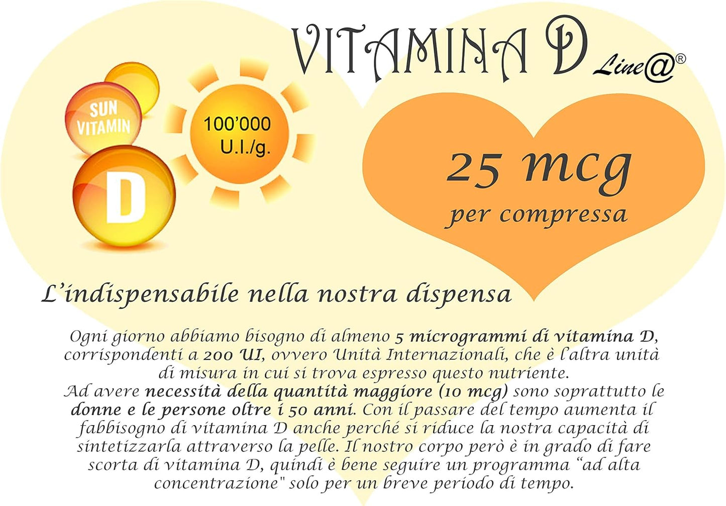 Vitamina D3 (60 compresse)