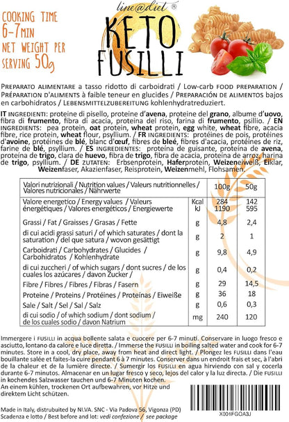 Fusilli Keto (7 porzioni)