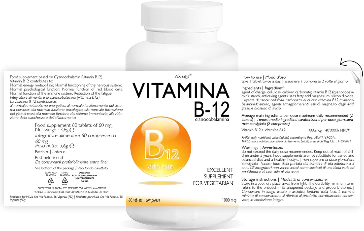 Vitamina B12 (60 compresse)
