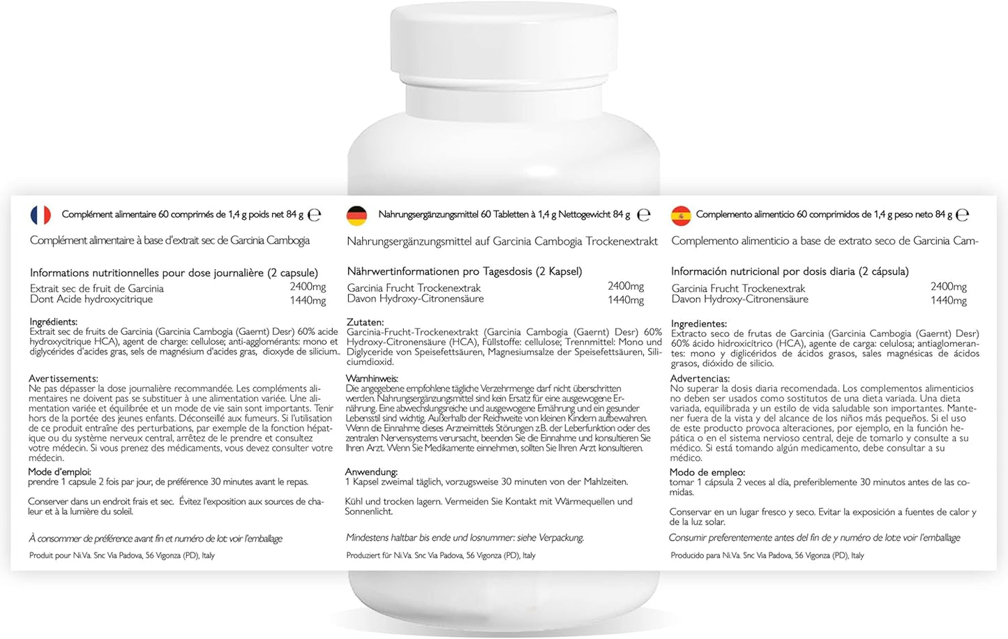GARCINIA Cambogia EXTRAFORTE (60 compresse)