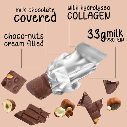 Linea Crock al Cioccolato al Latte e Nocciola (5 pezzi)