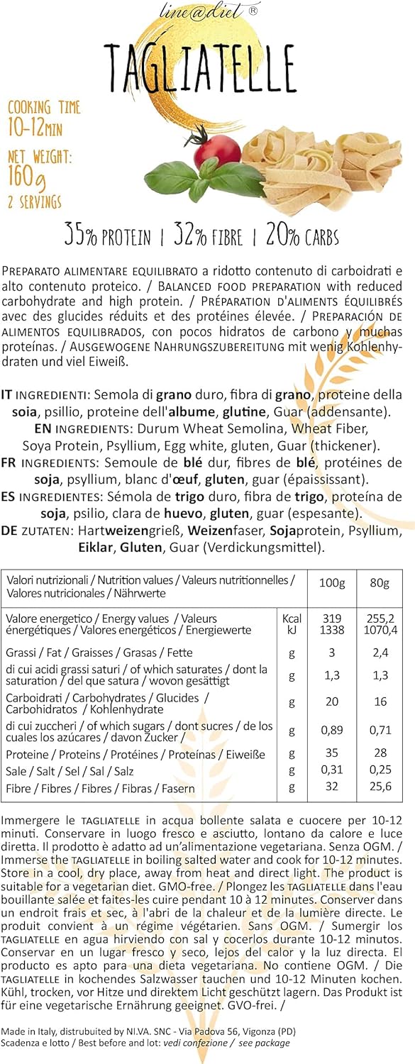 Tagliatelle Proteiche (1 confezione)