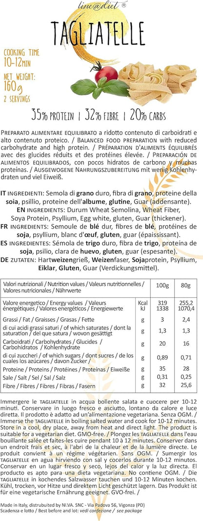 Tagliatelle Proteiche (1 confezione)
