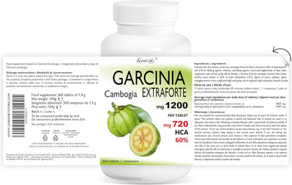 GARCINIA Cambogia EXTRAFORTE (360 compresse)