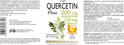 QUERCETIN Plus + VITAMINA C (180 capsule)