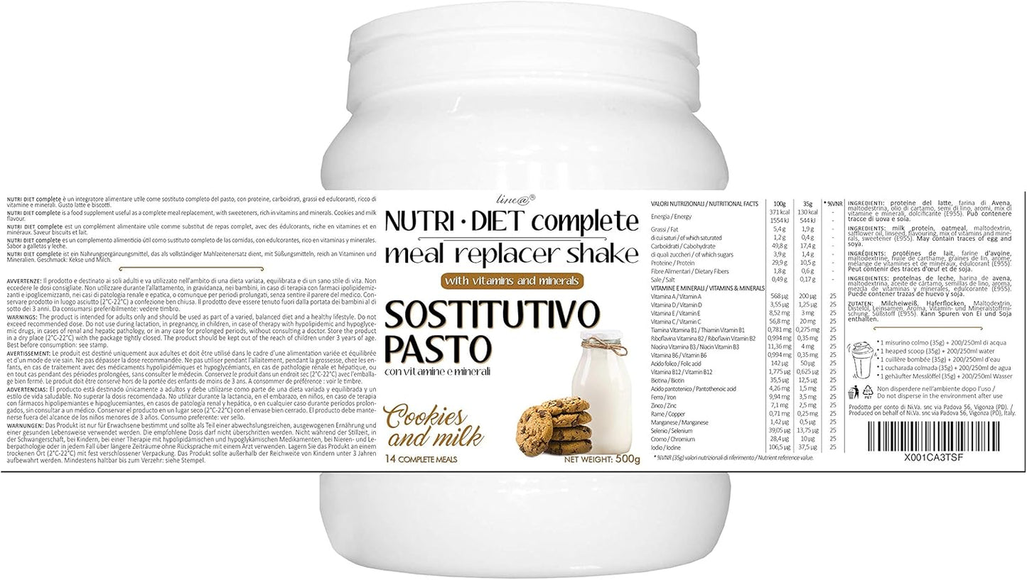 NUTRI DIET COMPLETE gusto Cookie and Milk