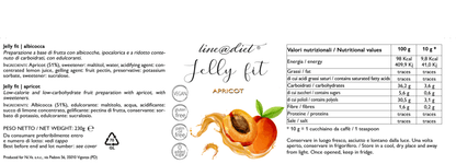 Marmellata Jelly Fit 51% all'Albicocca