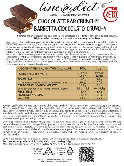 Barretta Proteica Crunchy al Cioccolato (7 barrette)