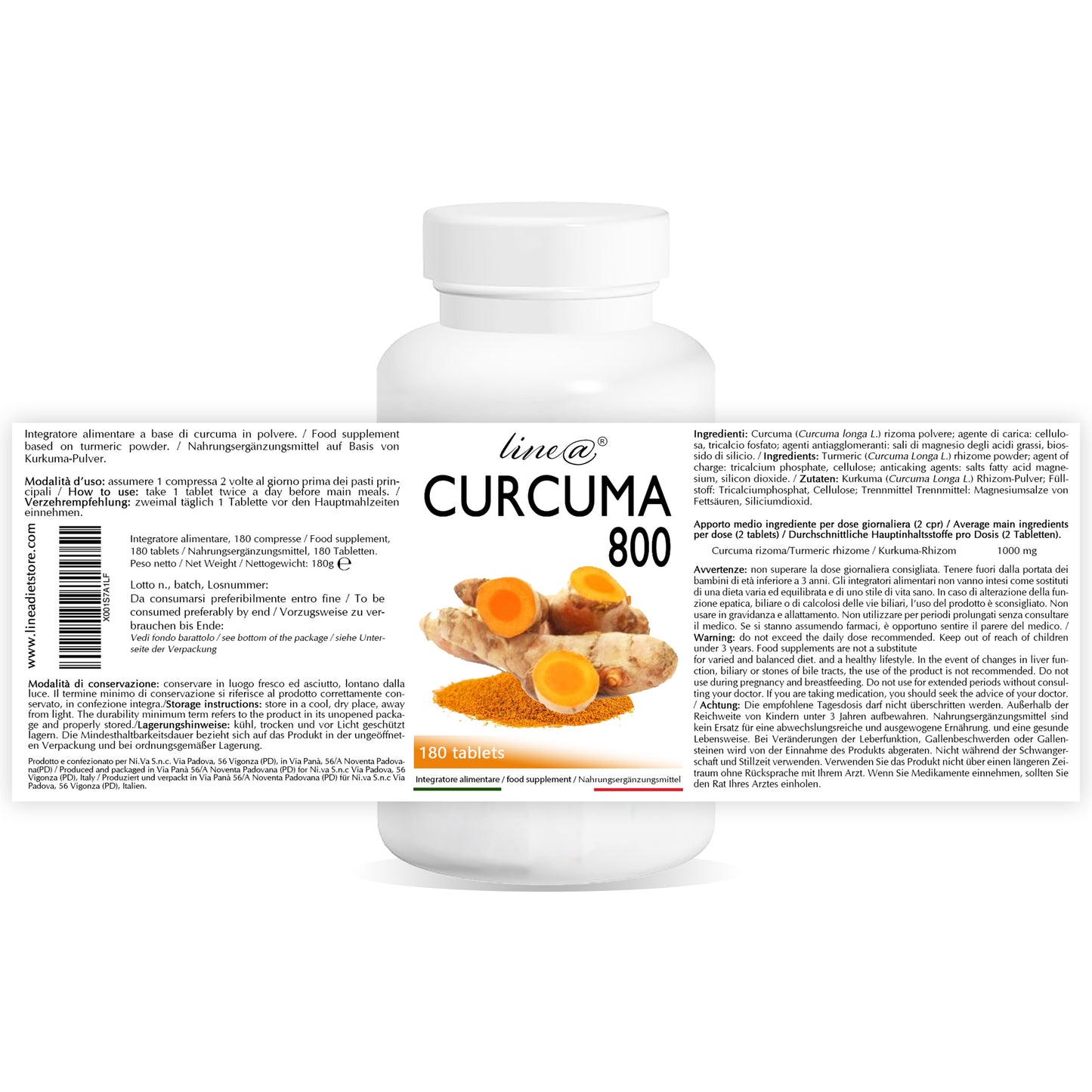 Curcuma 800 (180 compresse)