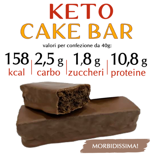 Cake Bar KETO Chocolate (5 pezzi)