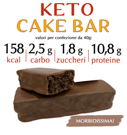 Cake Bar KETO Chocolate (5 pezzi)