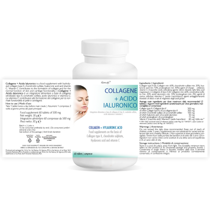 Collagene + Acido Ialuronico (60 compresse)