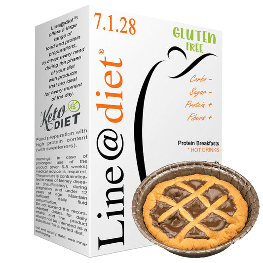 Crostatina Keto con crema al Cioccolato - senza glutine (3 crostatine)