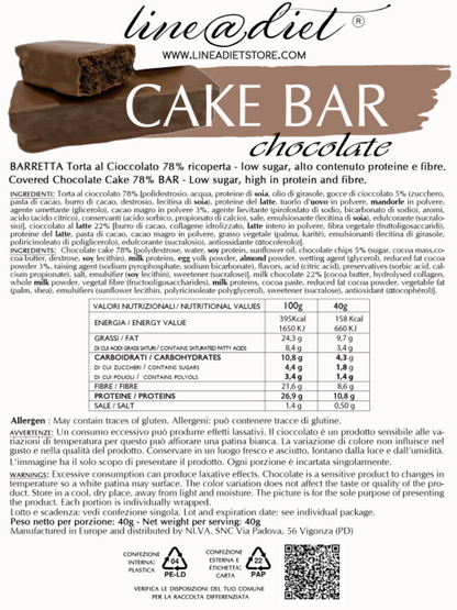 Cake Bar KETO Chocolate (5 pezzi)