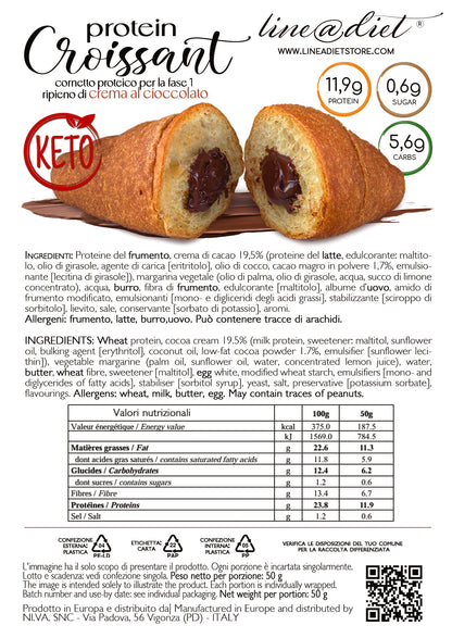 8 Brioche Proteiche al Cioccolato