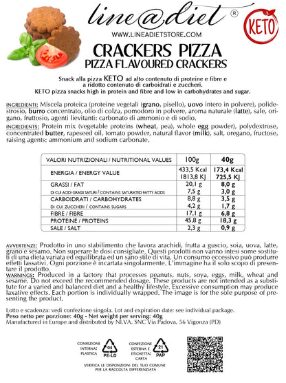 Snack iperproteici alla Pizza (5 confezioni)