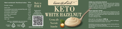 KETO Crema Spalmabile alla Nocciola Bianca