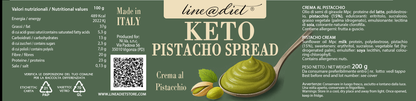 KETO Crema Spalmabile al Pistacchio